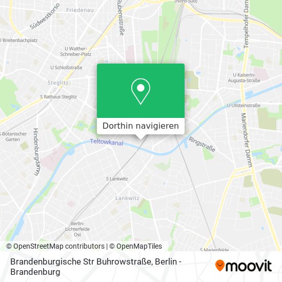 Brandenburgische Str Buhrowstraße Karte