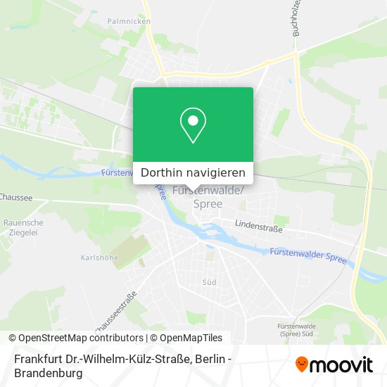 Frankfurt Dr.-Wilhelm-Külz-Straße Karte