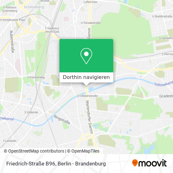 Friedrich-Straße B96 Karte