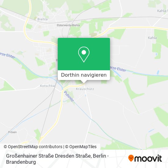 Großenhainer Straße Dresden Straße Karte