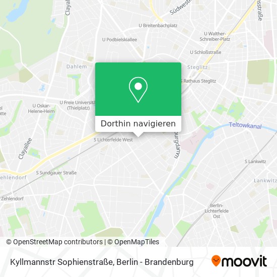 Kyllmannstr Sophienstraße Karte