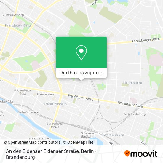 An den Eldenaer Eldenaer Straße Karte