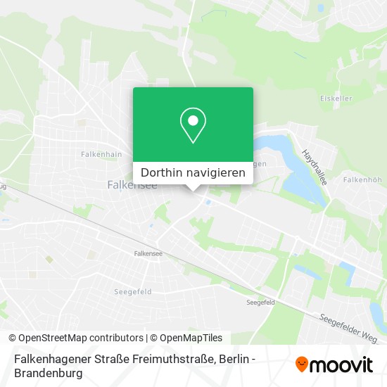 Falkenhagener Straße Freimuthstraße Karte