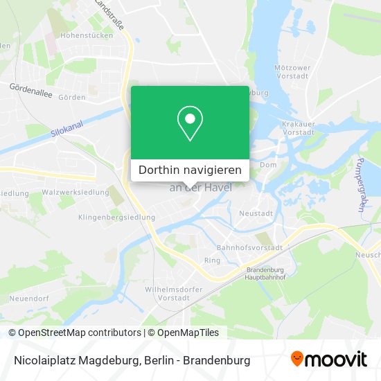 Nicolaiplatz Magdeburg Karte