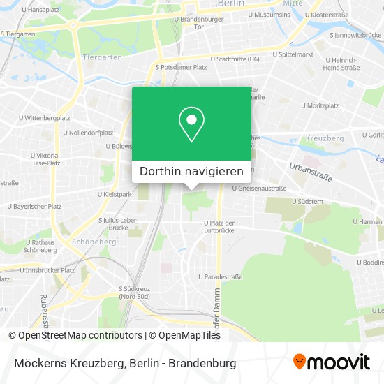 Möckerns Kreuzberg Karte