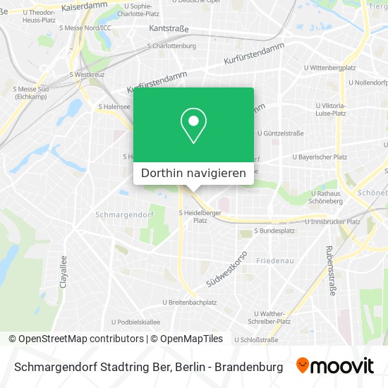 Schmargendorf Stadtring Ber Karte