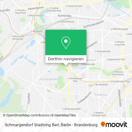 Schmargendorf Stadtring Berl Karte