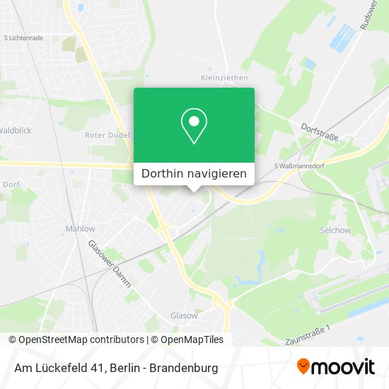 Am Lückefeld 41 Karte