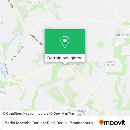 Berlin-Marzahn Berliner Ring Karte