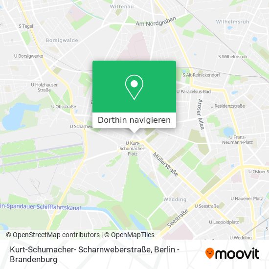 Kurt-Schumacher- Scharnweberstraße Karte