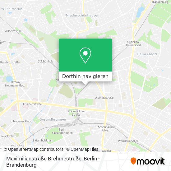 Maximilianstraße Brehmestraße Karte
