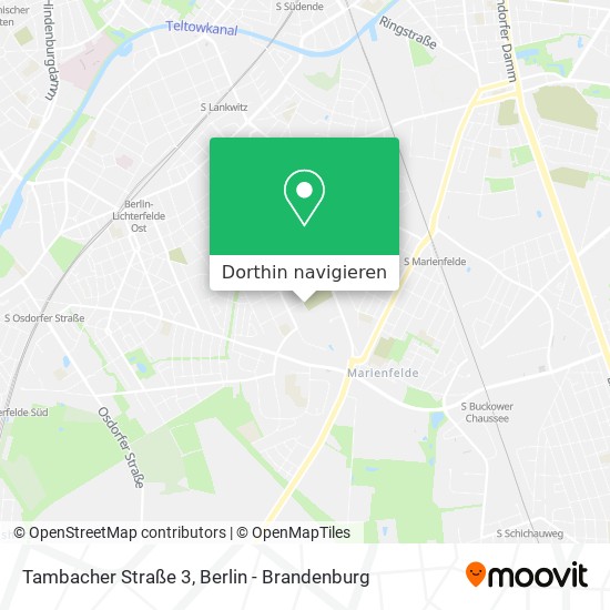 Tambacher Straße 3 Karte