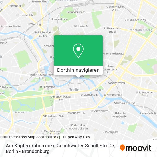 Am Kupfergraben ecke Geschwister-Scholl-Straße Karte
