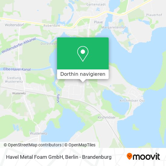 Havel Metal Foam GmbH Karte