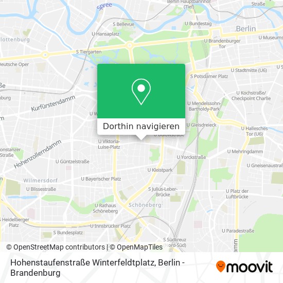 Hohenstaufenstraße Winterfeldtplatz Karte