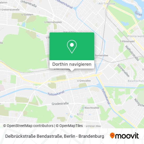 Delbrückstraße Bendastraße Karte
