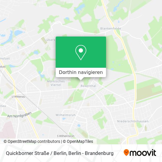 Quickborner Straße / Berlin Karte