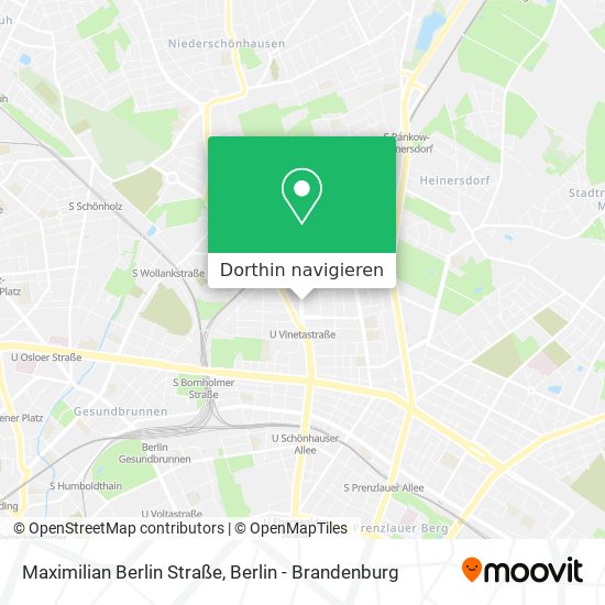 Maximilian Berlin Straße Karte