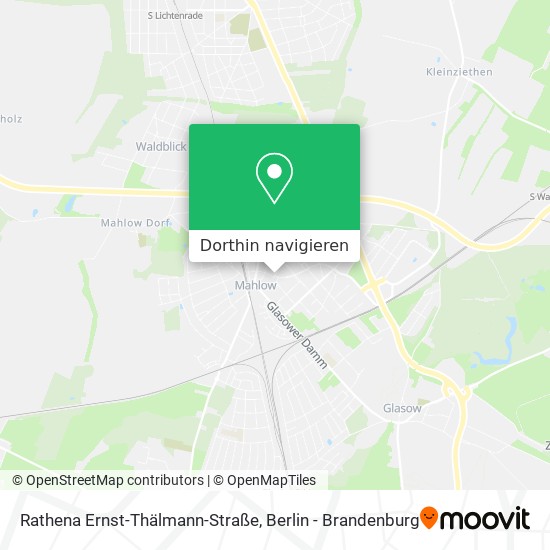 Rathena Ernst-Thälmann-Straße Karte