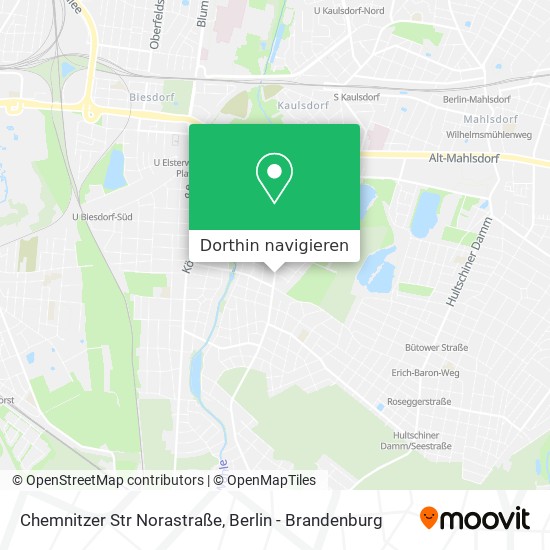 Chemnitzer Str Norastraße Karte