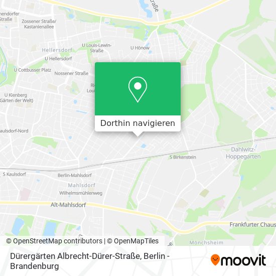 Dürergärten Albrecht-Dürer-Straße Karte