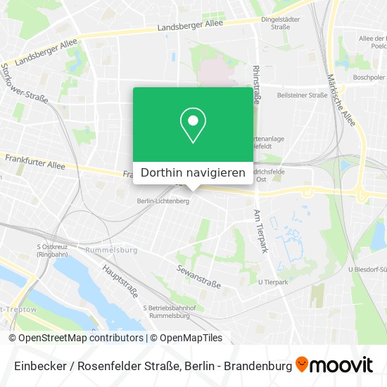Einbecker / Rosenfelder Straße Karte