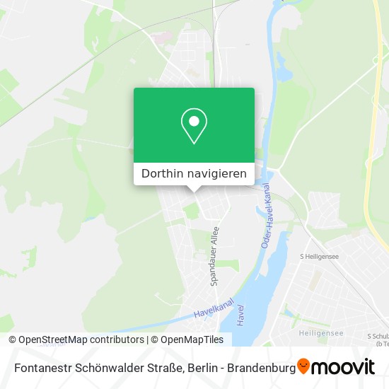 Fontanestr Schönwalder Straße Karte