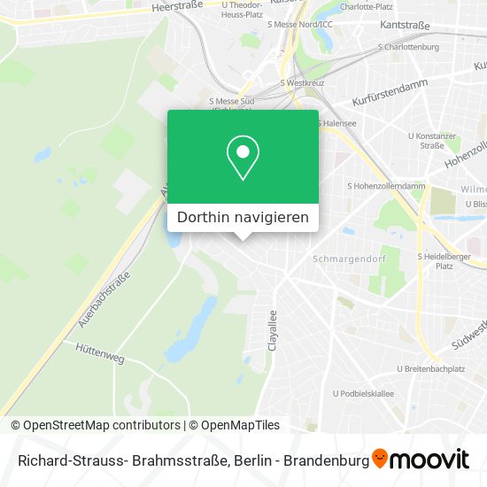 Richard-Strauss- Brahmsstraße Karte