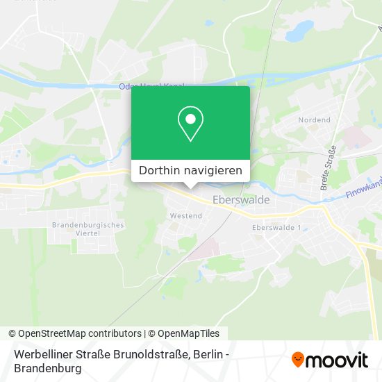 Werbelliner Straße Brunoldstraße Karte