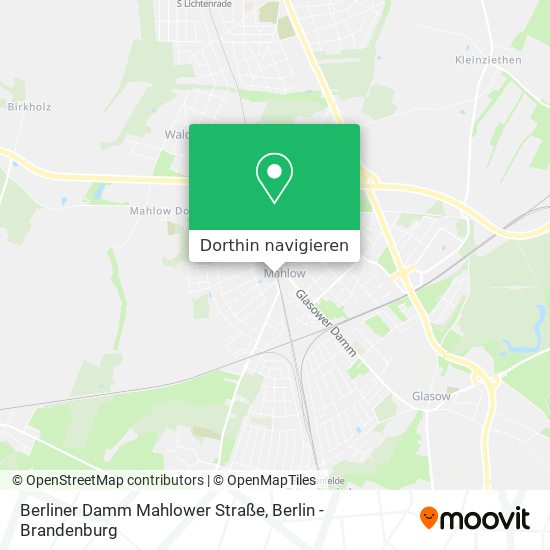 Berliner Damm Mahlower Straße Karte
