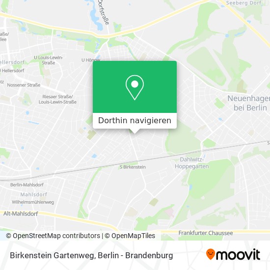 Birkenstein Gartenweg Karte
