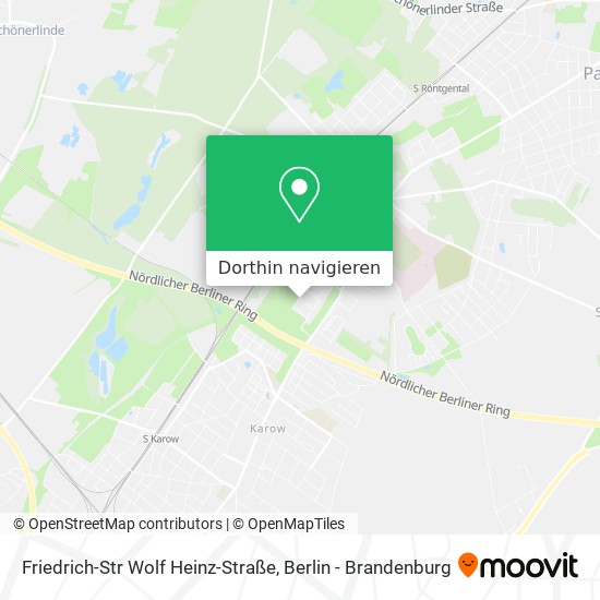 Friedrich-Str Wolf Heinz-Straße Karte