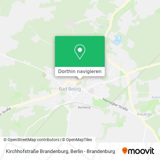 Kirchhofstraße Brandenburg Karte