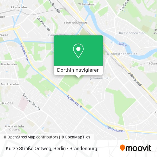 Kurze Straße Ostweg Karte