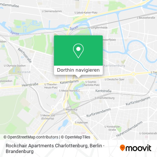 Rockchair Apartments Charlottenburg Karte