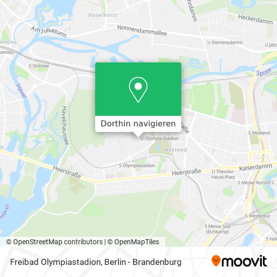 Freibad Olympiastadion Karte