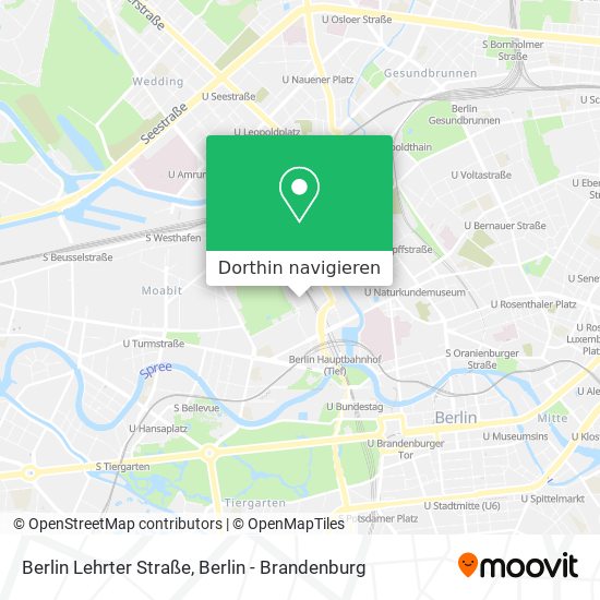 Berlin Lehrter Straße Karte
