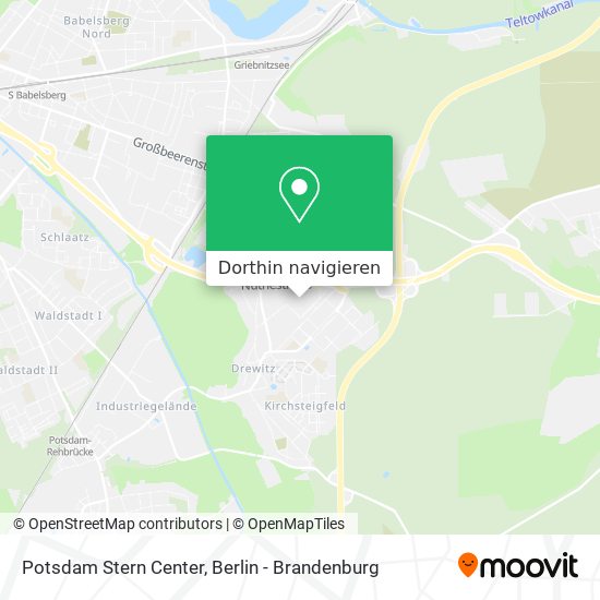 Potsdam Stern Center Karte