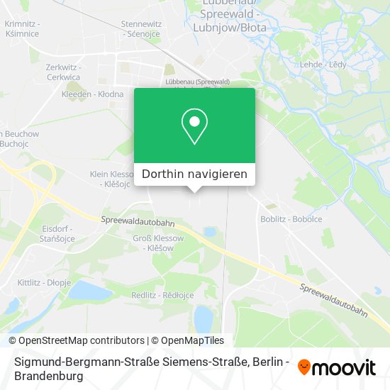 Sigmund-Bergmann-Straße Siemens-Straße Karte