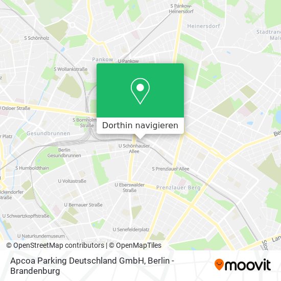 Apcoa Parking Deutschland GmbH Karte