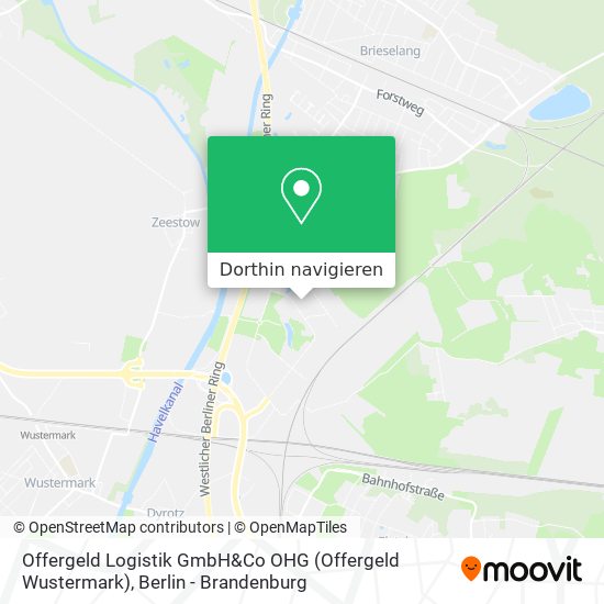 Offergeld Logistik GmbH&Co OHG (Offergeld Wustermark) Karte