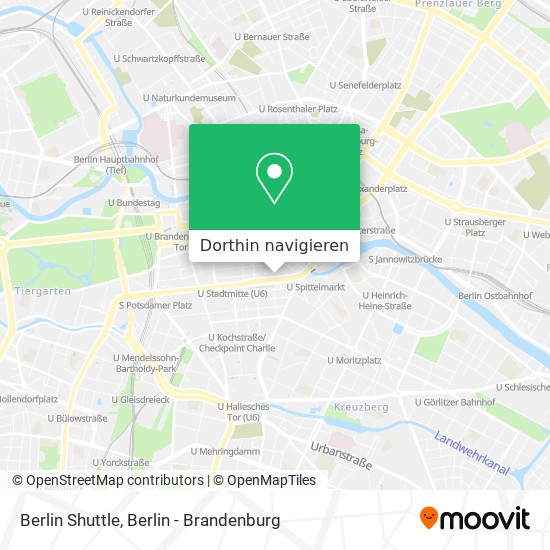 Berlin Shuttle Karte