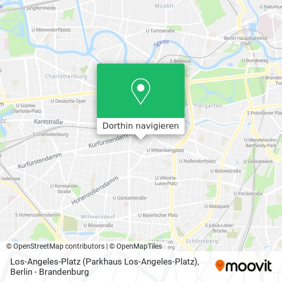 Los-Angeles-Platz Karte