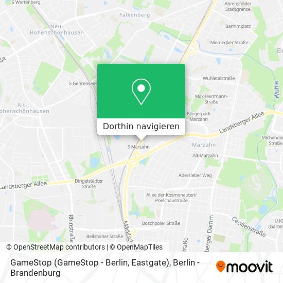 GameStop (GameStop - Berlin, Eastgate) Karte
