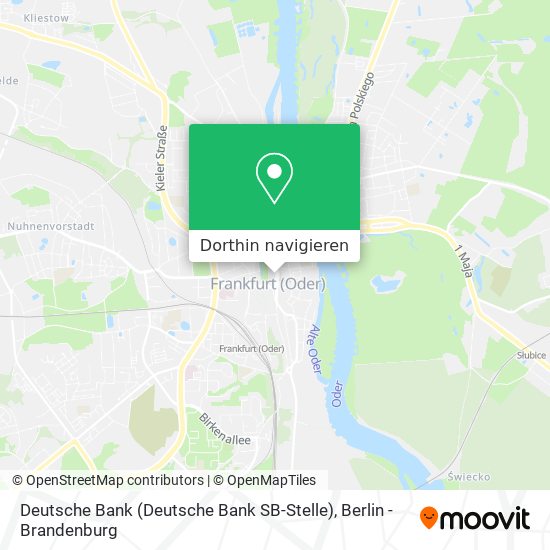 Deutsche Bank (Deutsche Bank SB-Stelle) Karte