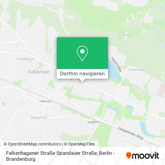 Falkenhagener Straße Spandauer Straße Karte