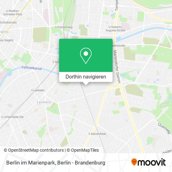 Berlin im Marienpark Karte