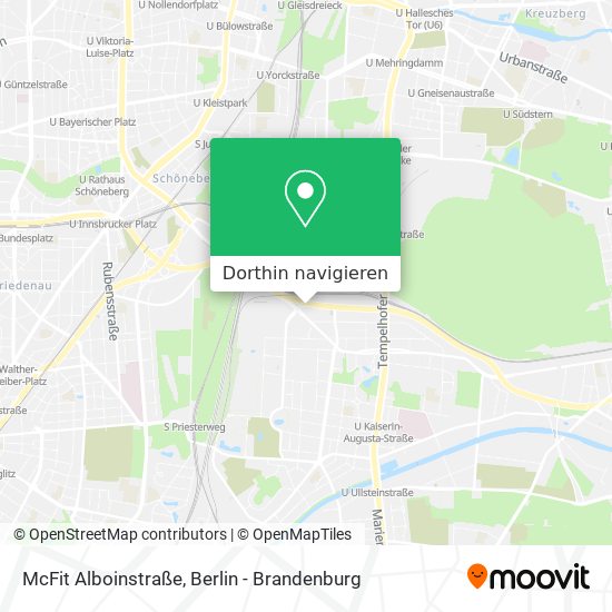 McFit Alboinstraße Karte
