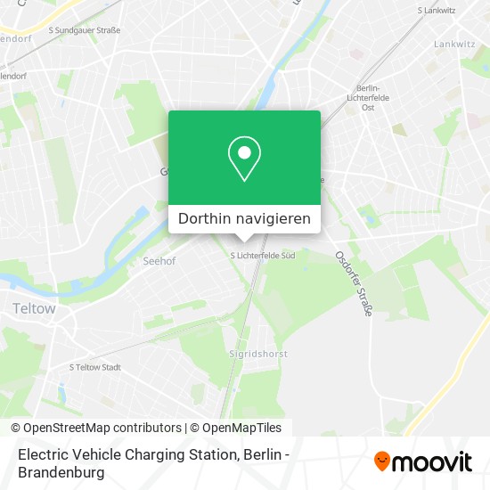Electric Vehicle Charging Station Karte