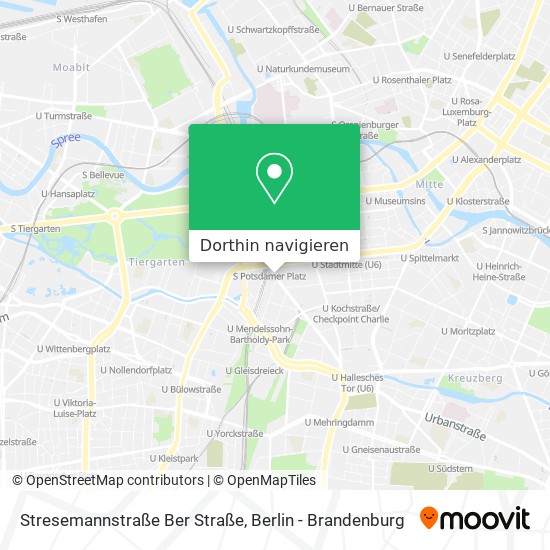 Stresemannstraße Ber Straße Karte